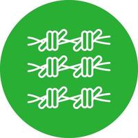 Barbed Wire Creative Icon Design vector