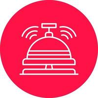 Reception Bell Creative Icon Design vector