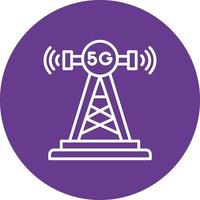 diseño de icono creativo de antena vector