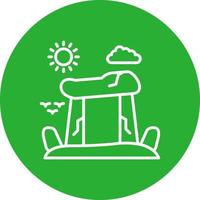 Stonehenge Creative Icon Design vector