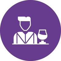 Bartender Creative Icon Design vector