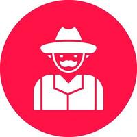 Farmer Creative Icon Design vector