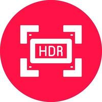 Hdr Creative Icon Design vector