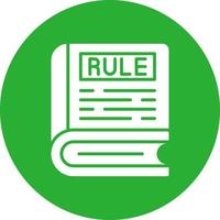 Rule Creative Icon Design vector