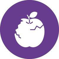 diseño de icono creativo de manzana vector