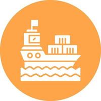 Ship Creative Icon Design vector