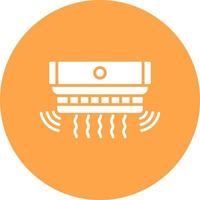 Smoke Detector Creative Icon Design vector