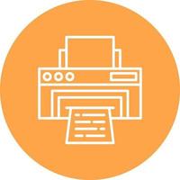 Printer Creative Icon Design vector