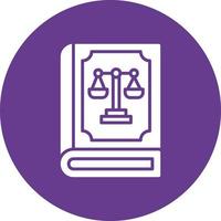 Law Book Creative Icon Design vector