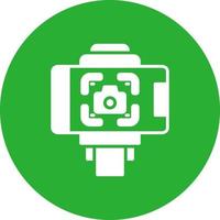 Selfie Stick Creative Icon Design vector