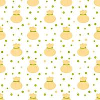 Seamless pattern with Dimsum, for decoration vector