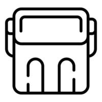 Food maker icon outline vector. Bread machine vector