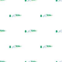 Toothpaste in a tube pattern seamless vector
