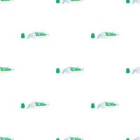 Toothpaste in a tube pattern seamless vector