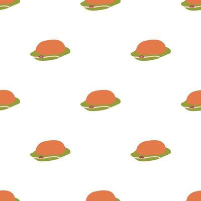 Car goes around mountain pattern seamless vector