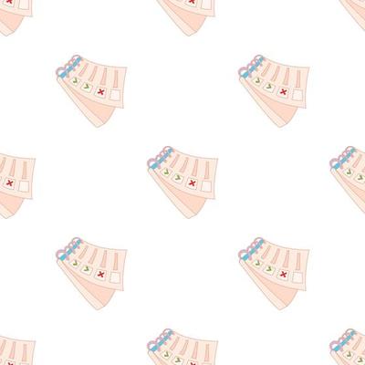 Notepad pattern seamless vector