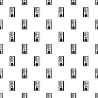 Coffee vending machine pattern, simple style vector