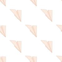 Paper plane pattern seamless vector