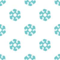 Light sky blue abstract circle pattern seamless vector