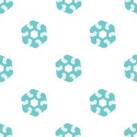 Light sky blue abstract circle pattern seamless vector