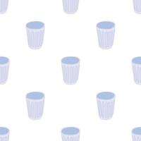 Trash pattern seamless vector