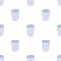 Trash pattern seamless vector