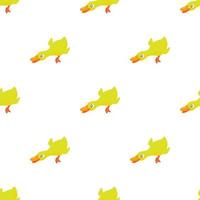 Yellow duck pattern seamless vector