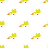 Yellow duck pattern seamless vector