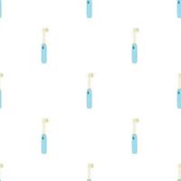 Electric toothbrush pattern seamless vector