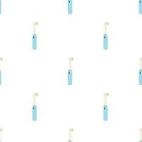 Electric toothbrush pattern seamless vector