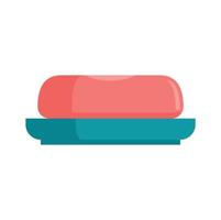 Protect soap icon flat isolated vector