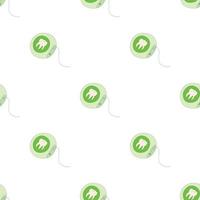 Dental floss pattern seamless vector