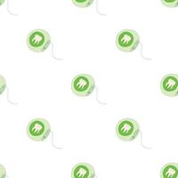 Dental floss pattern seamless vector