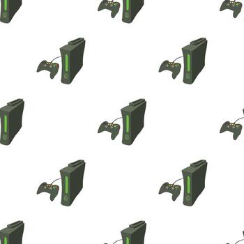 Game console pattern seamless vector