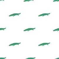 Crocodile pattern seamless vector