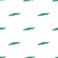 Crocodile pattern seamless vector