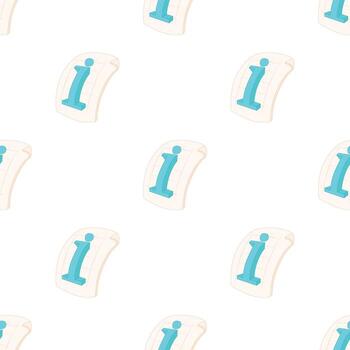 Information file pattern seamless vector
