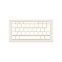 Control keyboard icon flat isolated vector