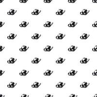 Travelling around the world pattern, simple style vector