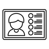 Webinar stream icon outline vector. Online broadcast vector