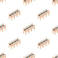 High bridge pattern seamless vector