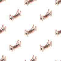 Bridge pattern seamless vector