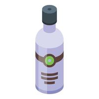 Coconut spray icon isometric vector. Cosmetic cream vector