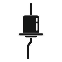 Panel diode icon simple vector. Semiconductor light vector