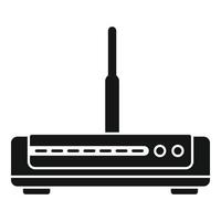 Switch modem icon simple vector. Wireless device vector