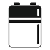 Battery level icon simple vector. Full energy vector