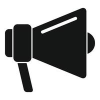 Review megaphone icon simple vector. Customer service vector