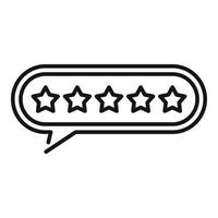 Message review icon outline vector. Online product vector