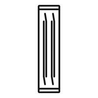 Toothpick package icon outline vector. Tooth pick vector