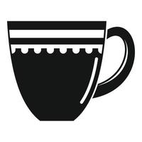 Cafe mug icon simple vector. Hot cup vector